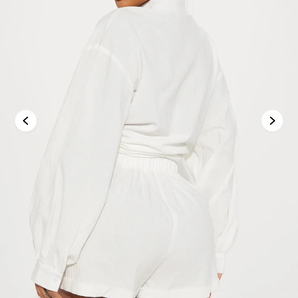 Fashion Nova White High Waist Shorts - Picture 3 of 7